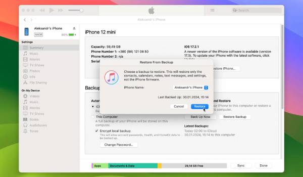  iTunes Backup